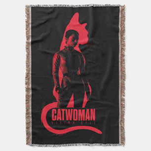 Catwoman Selina Kyle Cat Silhouette Decke