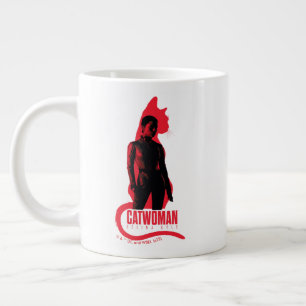 Catwoman Selina Kyle Cat Silhouette Jumbo-Tasse