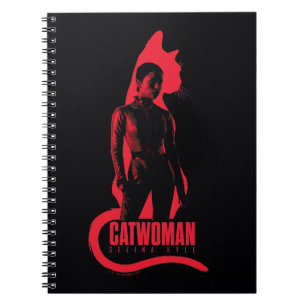 Catwoman Selina Kyle Cat Silhouette Notizblock