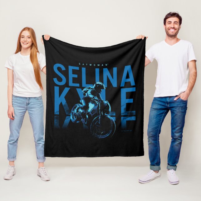 Catwoman Selina Kyle Motorcycle Fleecedecke (Beispiel)