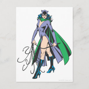 Catwoman Stands Postkarte