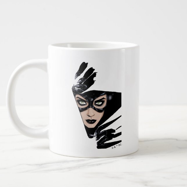 Catwoman The Claws Are Out Cover Illustration Jumbo-Tasse (Links)