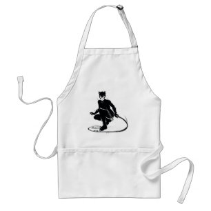 Catwoman Tintenpinsel Pose Schürze