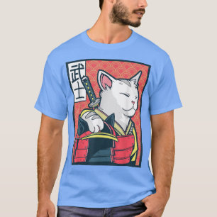 Catzilla alte japanische Katzenkunst Vintage Nin T-Shirt