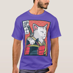 Catzilla - Ancient Japanese Cat Art - Vintage Ninj T-Shirt