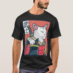 Catzilla Antike japanische Katzenkunst Vintage N T-Shirt