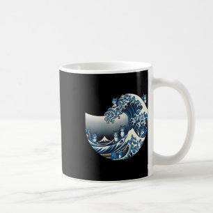 Catzilla Cat Japanisch Kunst Funny Cat Geschenke f Kaffeetasse