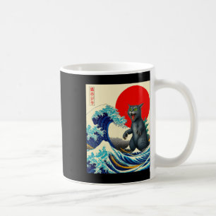 Catzilla Cat Japanisch Kunst Funny Cat Geschenke f Kaffeetasse