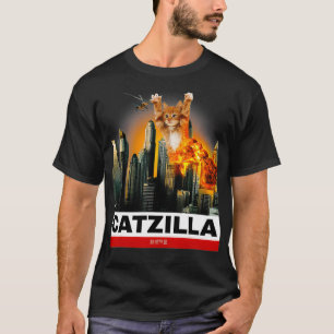 CATZILLA Funny Kitty für Cat-Liebhaber bis T-Shirt