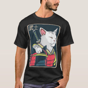 Catzilla - Japanische Katzenkunst - Katana Sword - T-Shirt