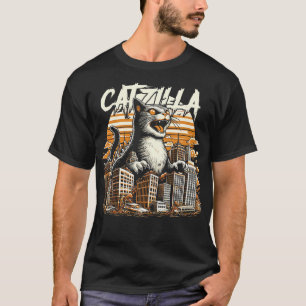 Catzilla König der Monster T-Shirt