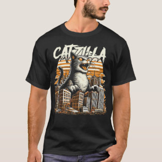 Catzilla König der Monster T-Shirt