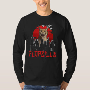 Catzilla Lustiges großes Floppa-Meme Flopzilla Kar T-Shirt