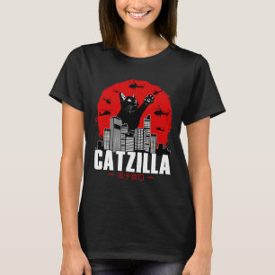 Catzilla Niedlich Cat Stuff für Katzen Lover T-Shirt