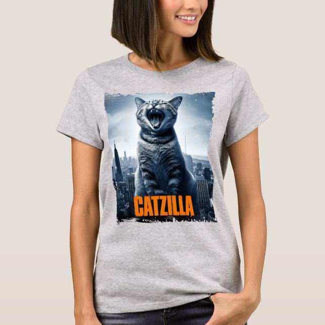 Catzilla Relaxed Womens T - Shirt (Vorderseite)