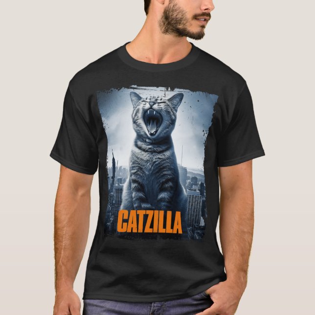 Catzilla T-Shirt (Vorderseite)