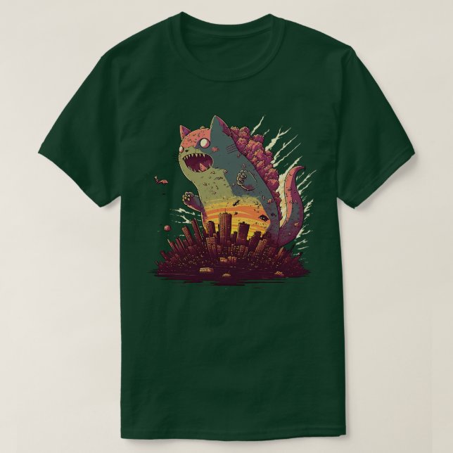 Catzilla T-Shirt (Design vorne)