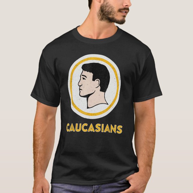 Caucasians  Vintage Caucasians Pride T-Shirt (Vorderseite)