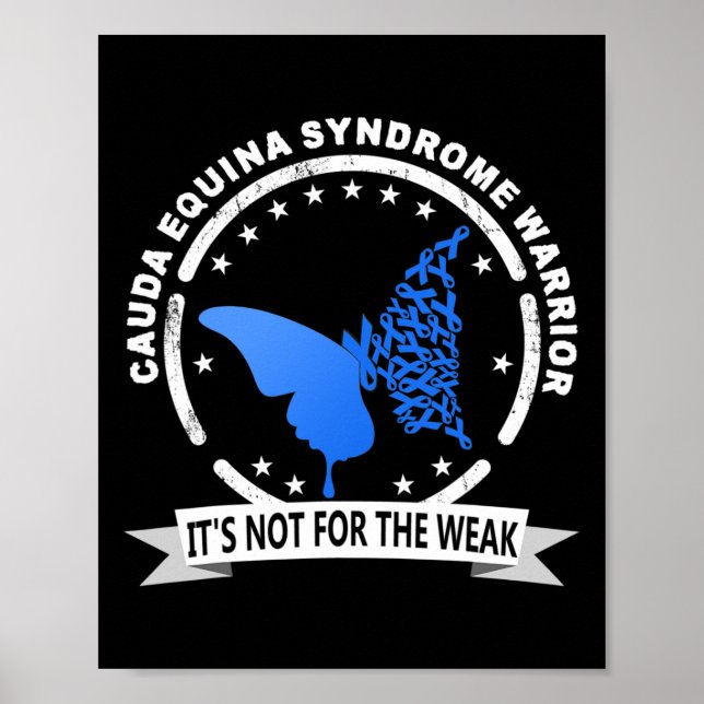 Cauda Equina Syndrom Warrior 1 Poster (Vorne)