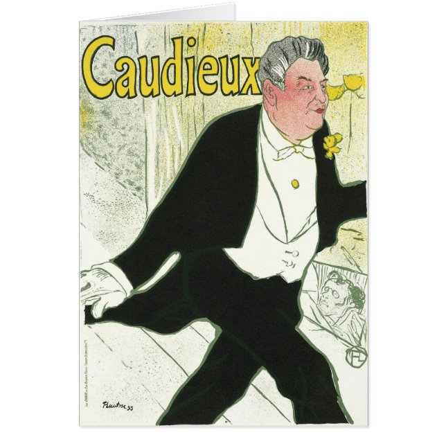 Caudieux von Toulouse Lautrec, Vintager Jugendstil (Vorne)
