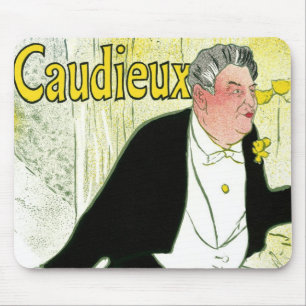 Caudieux von Toulouse Lautrec, Vintager Jugendstil Mousepad
