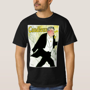 Caudieux von Toulouse Lautrec, Vintager Jugendstil T-Shirt