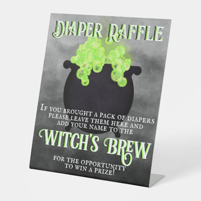 Cauldron Diaper Raffle Sockelschild (Vorderseite)