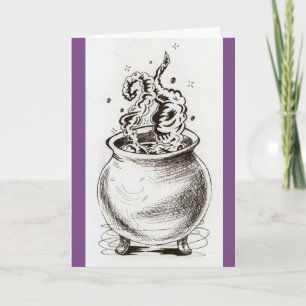 Cauldron greeting card karte