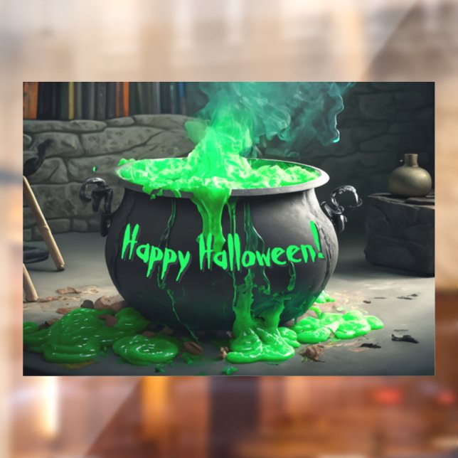 Cauldron Halloween Fensteraufkleber (Blatt 2)