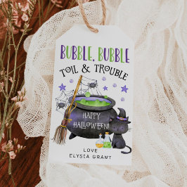 Cauldron Halloween-Gift-Tags Geschenkanhänger