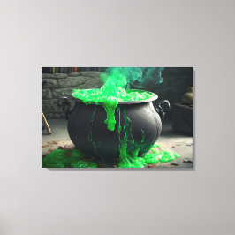 Cauldron Halloween Leinwanddruck