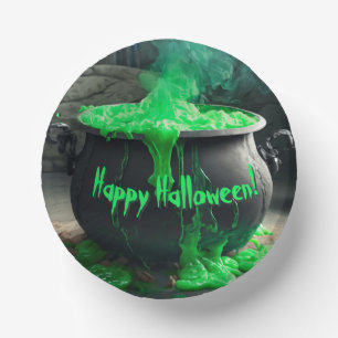 Cauldron Halloween Pappteller