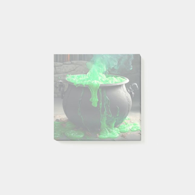 Cauldron Halloween Post-it Klebezettel (Vorderseite)