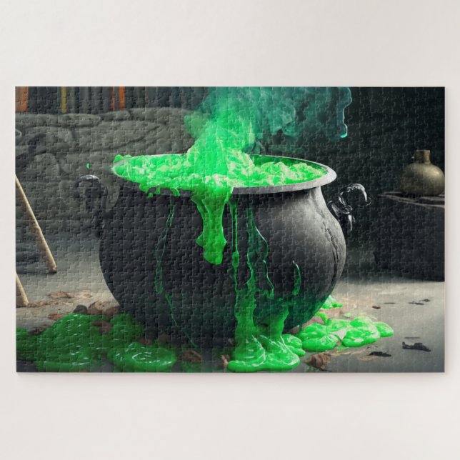 Cauldron Halloween Puzzle (Horizontal)