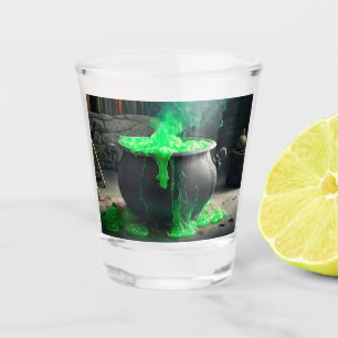 Cauldron Halloween Schnapsglas