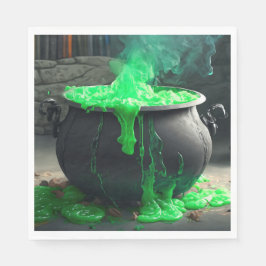 Cauldron Halloween Serviette