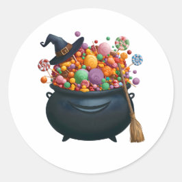 Cauldron von Giggle & Gummies Runder Aufkleber