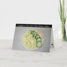 Cauliflower Low Carb Mock Potato Salad Karte