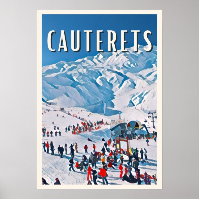 Cauterets Skistation Poster (Vorne)
