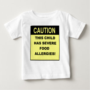 Caution2 Baby T-shirt