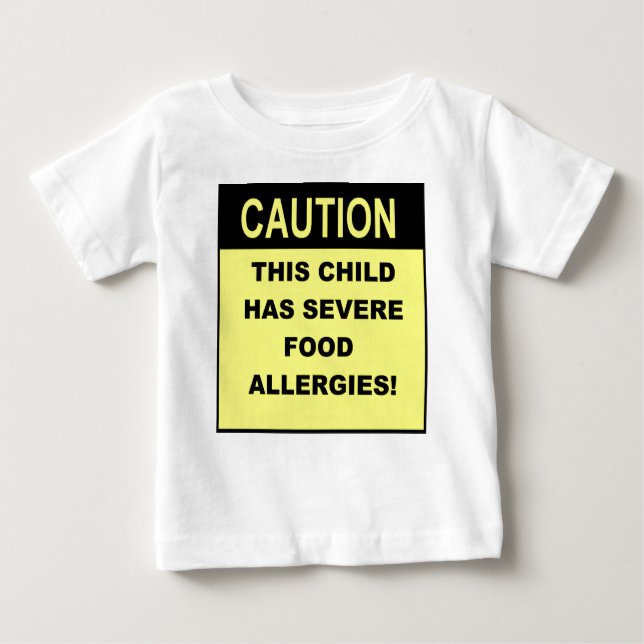 Caution2 Baby T-shirt (Vorderseite)