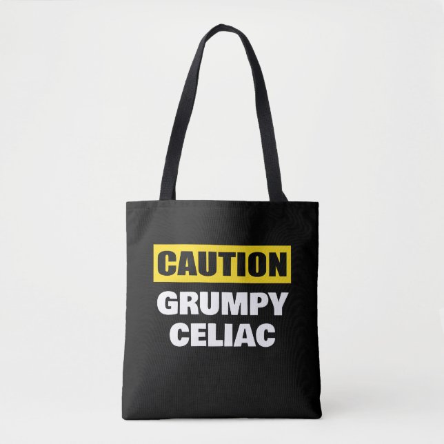 Caution Grumpy Celiac Coeliac (Vorderseite)