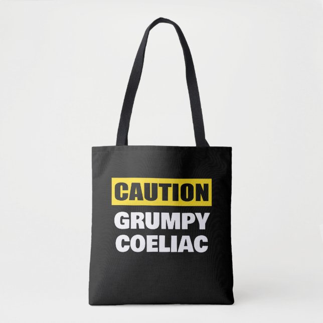 Caution Grumpy Coeliac Celiac (Vorderseite)