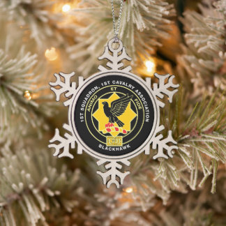 Cav Association Snowflake Ornament