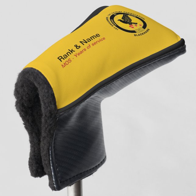 Cav Gold Golf Putter Header Cover Headcover (3/4 Vorderseite)