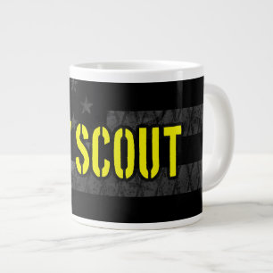 Cav Scout gedämpfte amerikanische Flagge Jumbo-Tasse