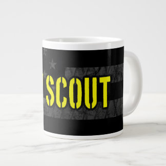 Cav Scout gedämpfte amerikanische Flagge Jumbo-Tasse