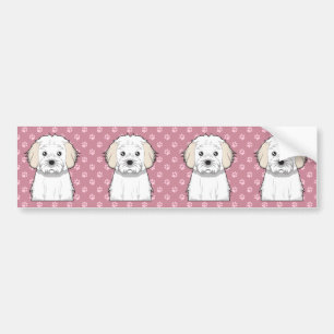 Cavachon Cartoon Autoaufkleber