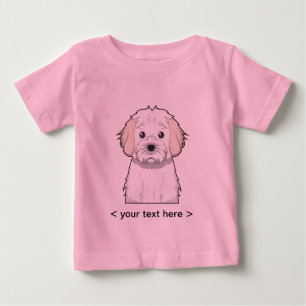 Cavachon Cartoon Personalisiert Baby T-shirt