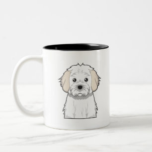 Cavachon Cartoon Zweifarbige Tasse